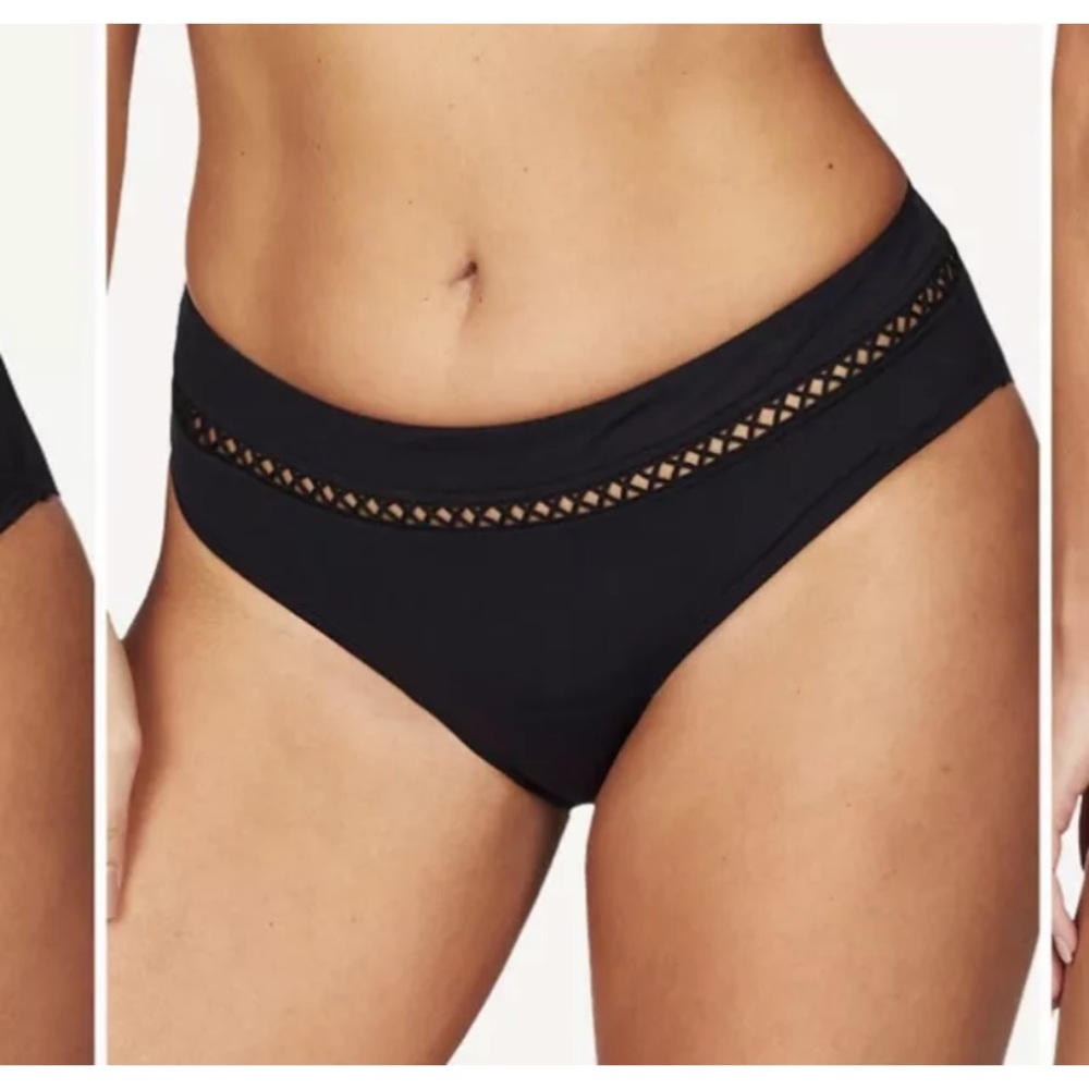 Sea Level LOLA Bikini Swim Bottoms Black Lace